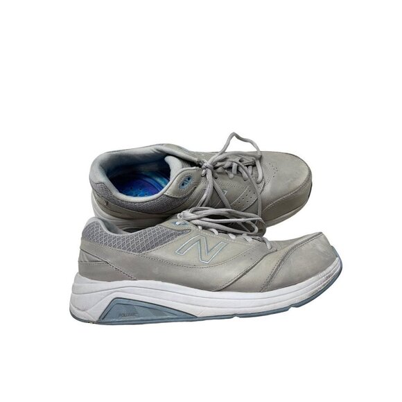 New Balance Women's 928 V3 Lace-up Walking Shoe Wide Width Size 9.5 Tan/Gray - Picture 2 of 11